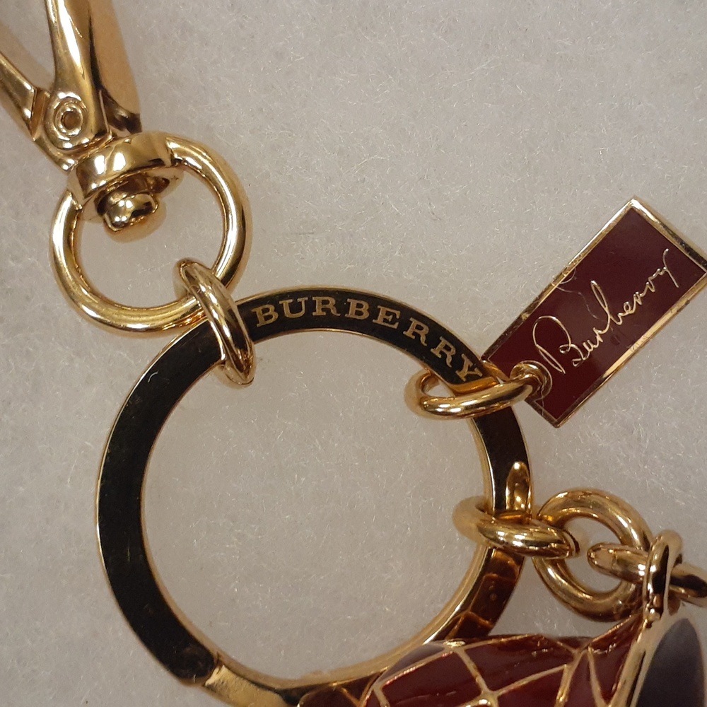 BURBERRY FEDORA CAP PURSE CHARM NWOT - Picture 2 of 4